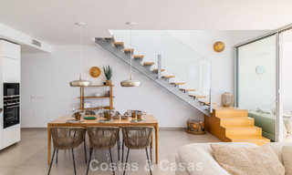 Penthouse duplex moderne et lumineux avec vue frontale sur la mer à vendre à Benalmádena, Costa del Sol 802199 