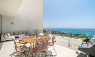 Penthouse duplex moderne et lumineux avec vue frontale sur la mer à vendre à Benalmádena, Costa del Sol 802203 