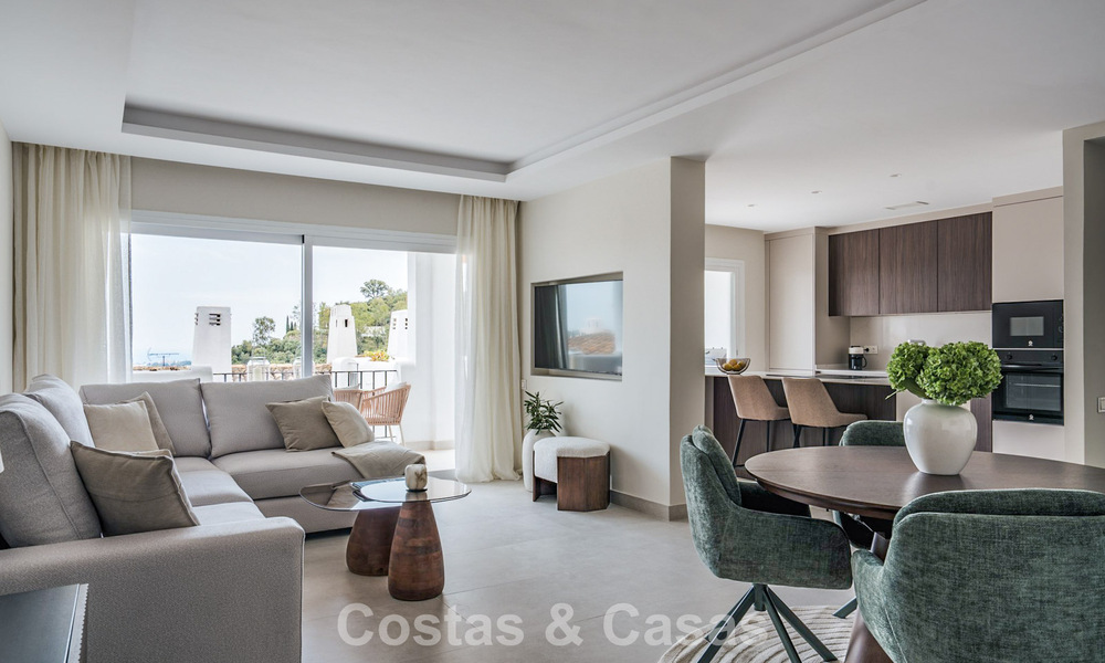 Appartement moderne rénové avec vue sur la mer à vendre dans les collines de Marbella - Benahavís 802440