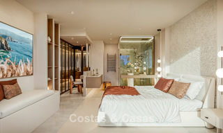 Appartement de plage modernisé avec vue panoramique sur la mer à vendre sur la New Golden Mile, Marbella - Estepona 802517 