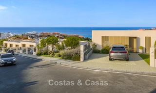 Villas jumelées innovantes avec de superbes vues sur la mer à vendre dans une résidence prisée à Fuengirola, Costa del Sol 802623 