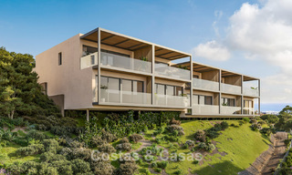 Villas jumelées innovantes avec de superbes vues sur la mer à vendre dans une résidence prisée à Fuengirola, Costa del Sol 802627 