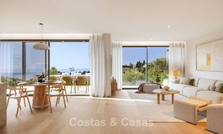 Villas jumelées innovantes avec de superbes vues sur la mer à vendre dans une résidence prisée à Fuengirola, Costa del Sol 802630 
