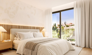 Villas jumelées innovantes avec de superbes vues sur la mer à vendre dans une résidence prisée à Fuengirola, Costa del Sol 802632 