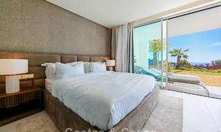 Appartement moderne en rez-de-jardin avec vue sur la mer à vendre dans un complexe boutique exclusif près de Marbella 802604 