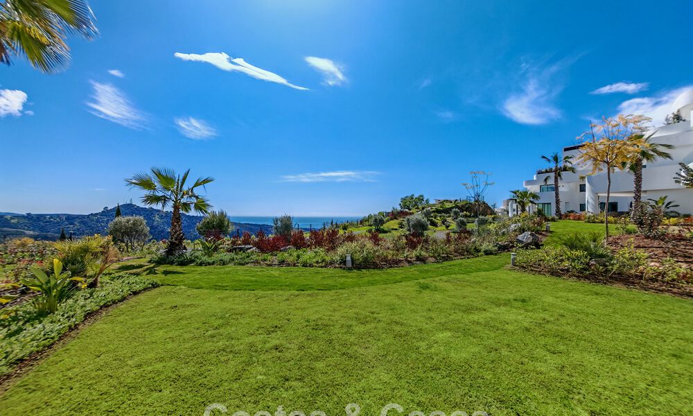 Appartement moderne en rez-de-jardin avec vue sur la mer à vendre dans un complexe boutique exclusif près de Marbella 802612