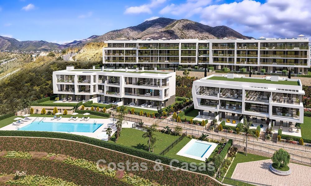 Appartements de luxe modernes avec vue sur la mer dans El Higuerón, une résidence de style resort à Fuengirola, Costa del Sol 802675