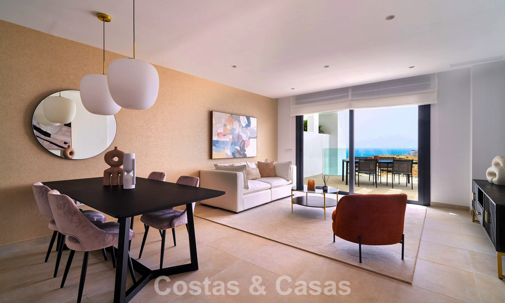 Appartements de luxe modernes avec vue sur la mer dans El Higuerón, une résidence de style resort à Fuengirola, Costa del Sol 802679