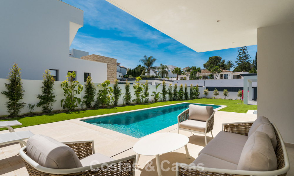 Villa moderne au design contemporain avec piscine à vendre à proximité de la Nouvelle Mille d'Or, près de San Pedro - Marbella 802799
