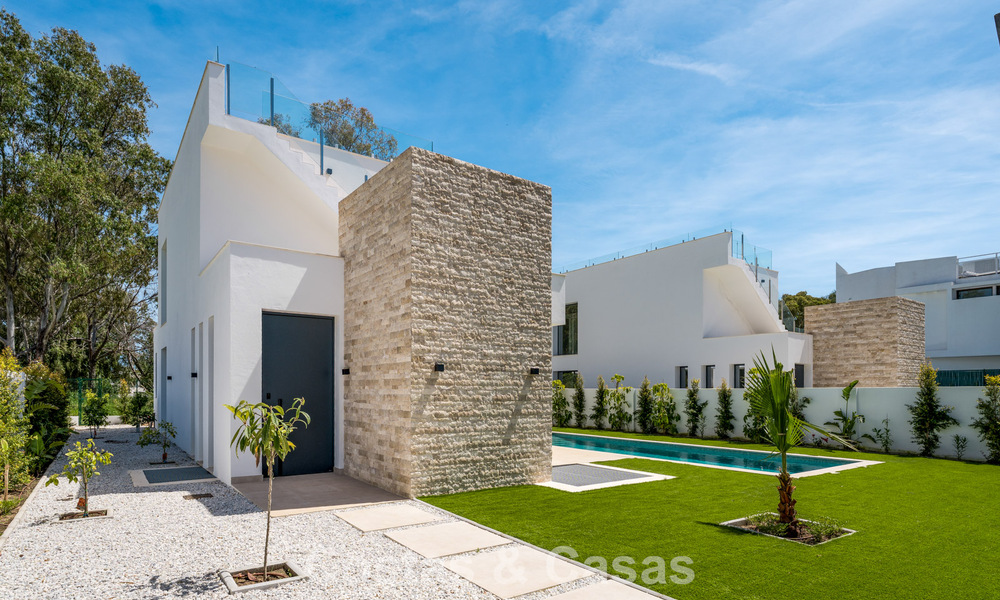 Villa moderne au design contemporain avec piscine à vendre à proximité de la Nouvelle Mille d'Or, près de San Pedro - Marbella 802801