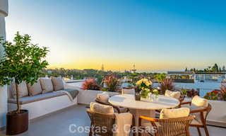 Luxueux appartement rénové avec vue sur la mer à vendre dans une résidence sécurisée sur le Golden Mile de Marbella 802839 