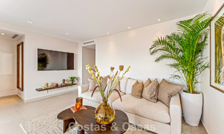 Luxueux appartement rénové avec vue sur la mer à vendre dans une résidence sécurisée sur le Golden Mile de Marbella 802842 