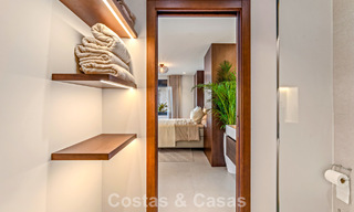 Luxueux appartement rénové avec vue sur la mer à vendre dans une résidence sécurisée sur le Golden Mile de Marbella 802848 