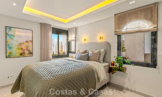 Luxueux appartement rénové avec vue sur la mer à vendre dans une résidence sécurisée sur le Golden Mile de Marbella 802849 