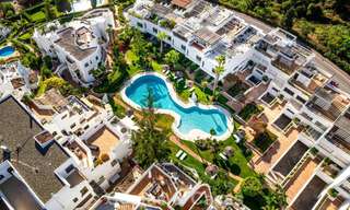 Luxueux appartement rénové avec vue sur la mer à vendre dans une résidence sécurisée sur le Golden Mile de Marbella 802857 
