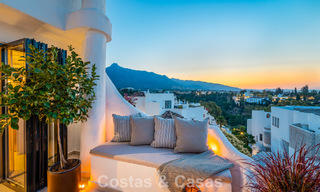 Luxueux appartement rénové avec vue sur la mer à vendre dans une résidence sécurisée sur le Golden Mile de Marbella 802859 