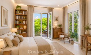 Villa jumelée avec un excellent potentiel à vendre, en première ligne de golf à Nueva Andalucía, Marbella 802876 