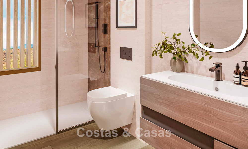 Appartements modernes neufs avec vue panoramique sur la mer à vendre à La Cala de Mijas, Costa del Sol 802955