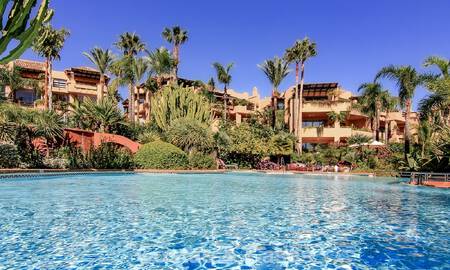 Spacieux et luxueux appartement avec vue sur la mer à vendre dans une résidence exclusive sur le Golden Mile de Marbella 802976