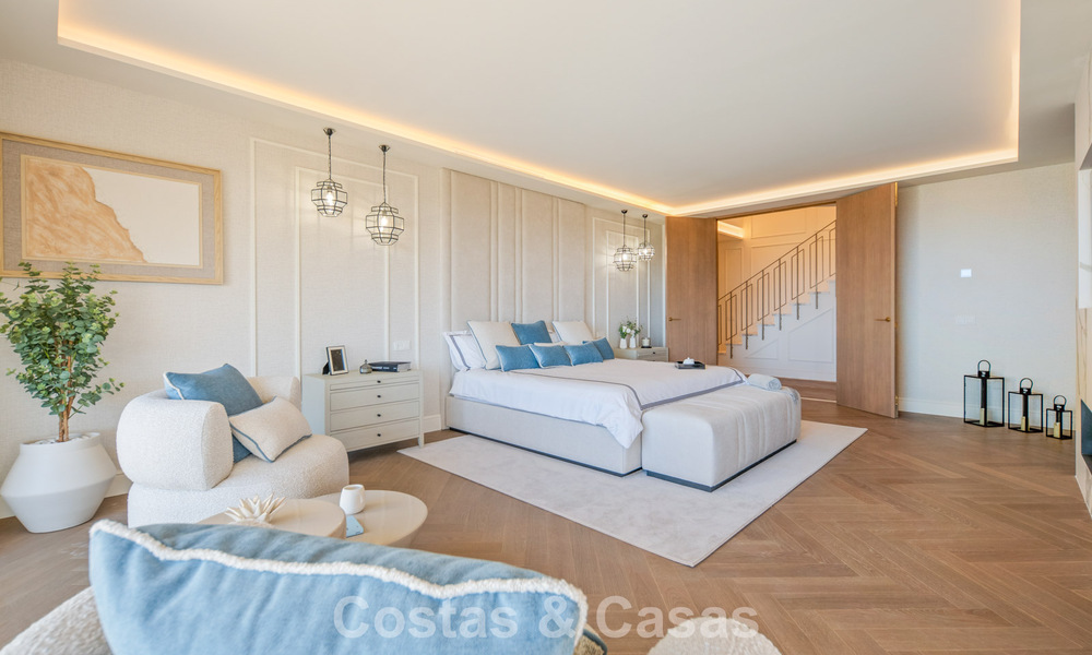 Penthouse duplex exclusif avec vue panoramique sur la mer à vendre à Nueva Andalucía, Marbella 803038