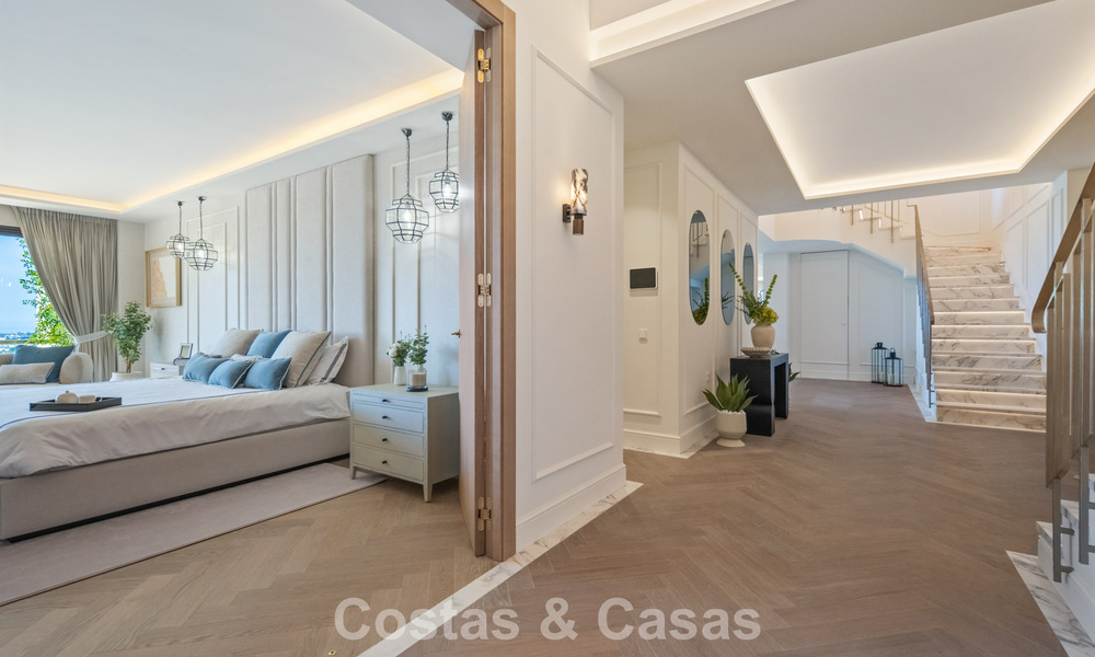 Penthouse duplex exclusif avec vue panoramique sur la mer à vendre à Nueva Andalucía, Marbella 803049