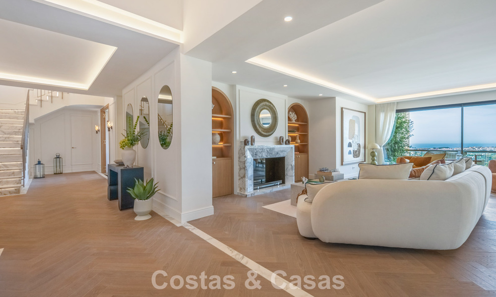 Penthouse duplex exclusif avec vue panoramique sur la mer à vendre à Nueva Andalucía, Marbella 803062
