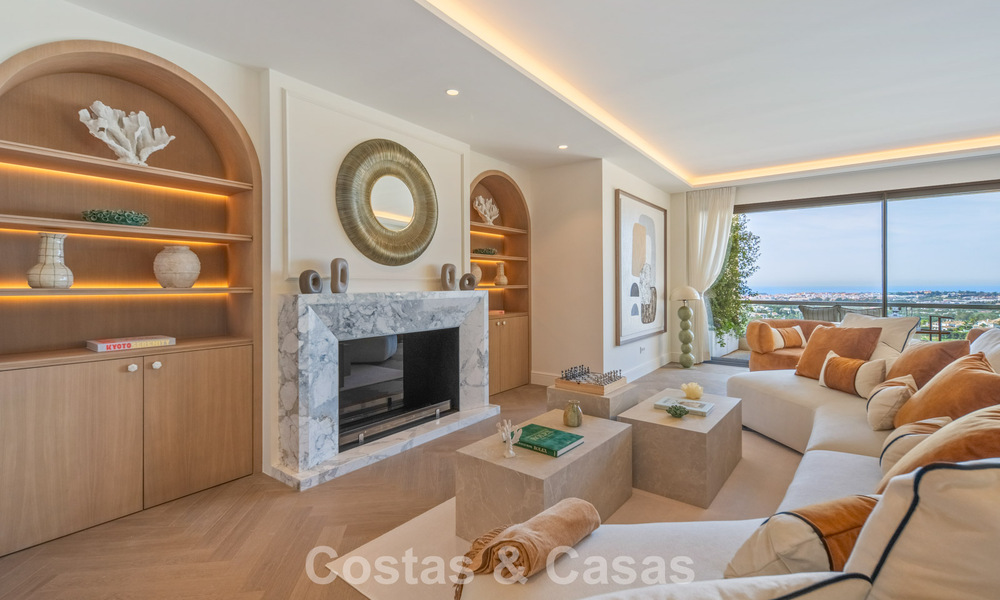 Penthouse duplex exclusif avec vue panoramique sur la mer à vendre à Nueva Andalucía, Marbella 803063