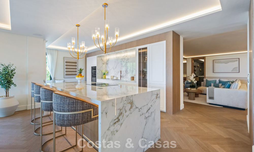 Penthouse duplex exclusif avec vue panoramique sur la mer à vendre à Nueva Andalucía, Marbella 803072