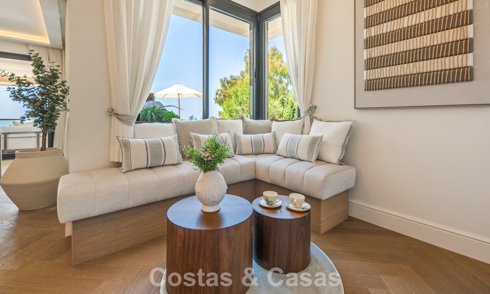 Penthouse duplex exclusif avec vue panoramique sur la mer à vendre à Nueva Andalucía, Marbella 803074