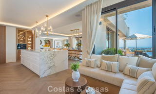 Penthouse duplex exclusif avec vue panoramique sur la mer à vendre à Nueva Andalucía, Marbella 803075 