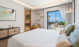Penthouse duplex exclusif avec vue panoramique sur la mer à vendre à Nueva Andalucía, Marbella 803090 