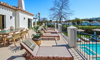Villa méditerranéenne de luxe à vendre, en première ligne de golf, dans une prestigieuse résidence à Nueva Andalucía, Marbella 803282 