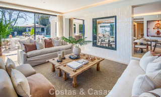 Villa méditerranéenne de luxe à vendre, en première ligne de golf, dans une prestigieuse résidence à Nueva Andalucía, Marbella 803299 