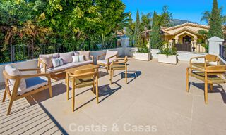 Villa méditerranéenne de luxe à vendre, en première ligne de golf, dans une prestigieuse résidence à Nueva Andalucía, Marbella 803315 