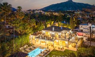 Villa méditerranéenne de luxe à vendre, en première ligne de golf, dans une prestigieuse résidence à Nueva Andalucía, Marbella 803334 