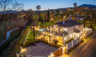 Villa méditerranéenne de luxe à vendre, en première ligne de golf, dans une prestigieuse résidence à Nueva Andalucía, Marbella 803335 