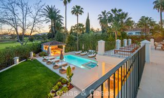 Villa méditerranéenne de luxe à vendre, en première ligne de golf, dans une prestigieuse résidence à Nueva Andalucía, Marbella 803342 