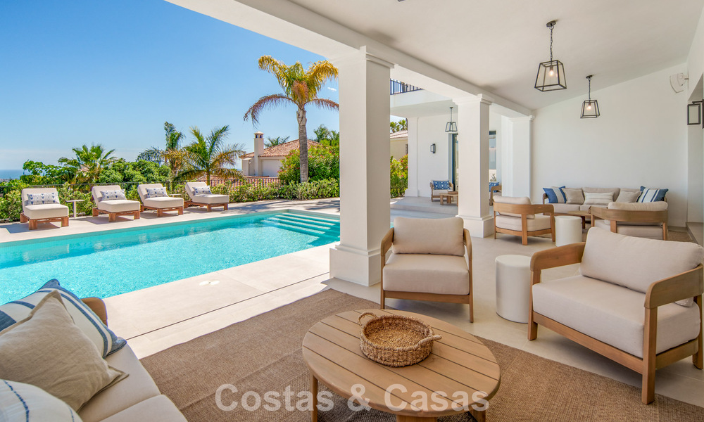 Villa de luxe espagnole contemporaine avec vue panoramique sur la mer à vendre à Marbella - Benahavís 803360