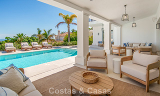 Villa de luxe espagnole contemporaine avec vue panoramique sur la mer à vendre à Marbella - Benahavís 803360 
