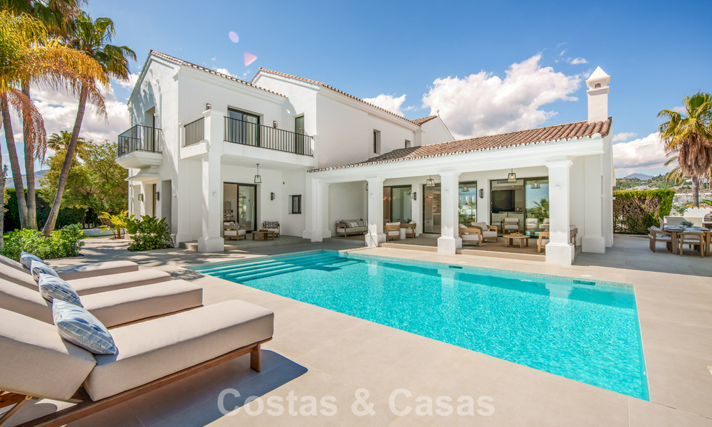 Villa de luxe espagnole contemporaine avec vue panoramique sur la mer à vendre à Marbella - Benahavís 803363