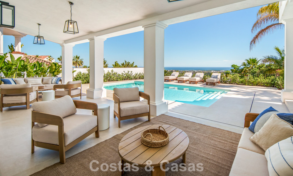 Villa de luxe espagnole contemporaine avec vue panoramique sur la mer à vendre à Marbella - Benahavís 803365