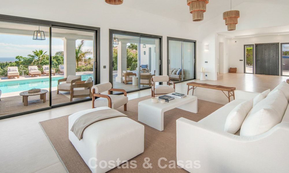 Villa de luxe espagnole contemporaine avec vue panoramique sur la mer à vendre à Marbella - Benahavís 803380