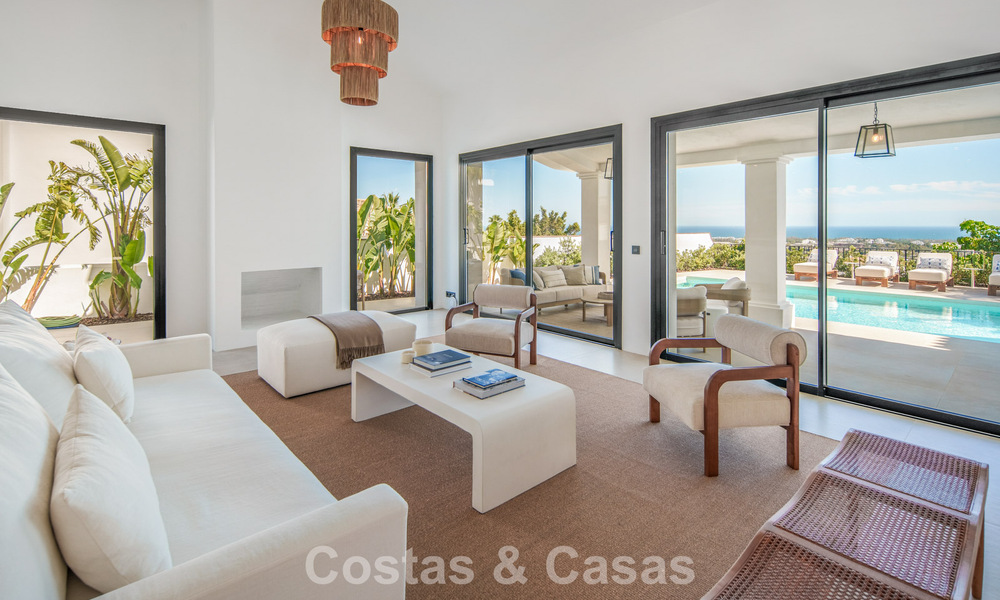 Villa de luxe espagnole contemporaine avec vue panoramique sur la mer à vendre à Marbella - Benahavís 803382
