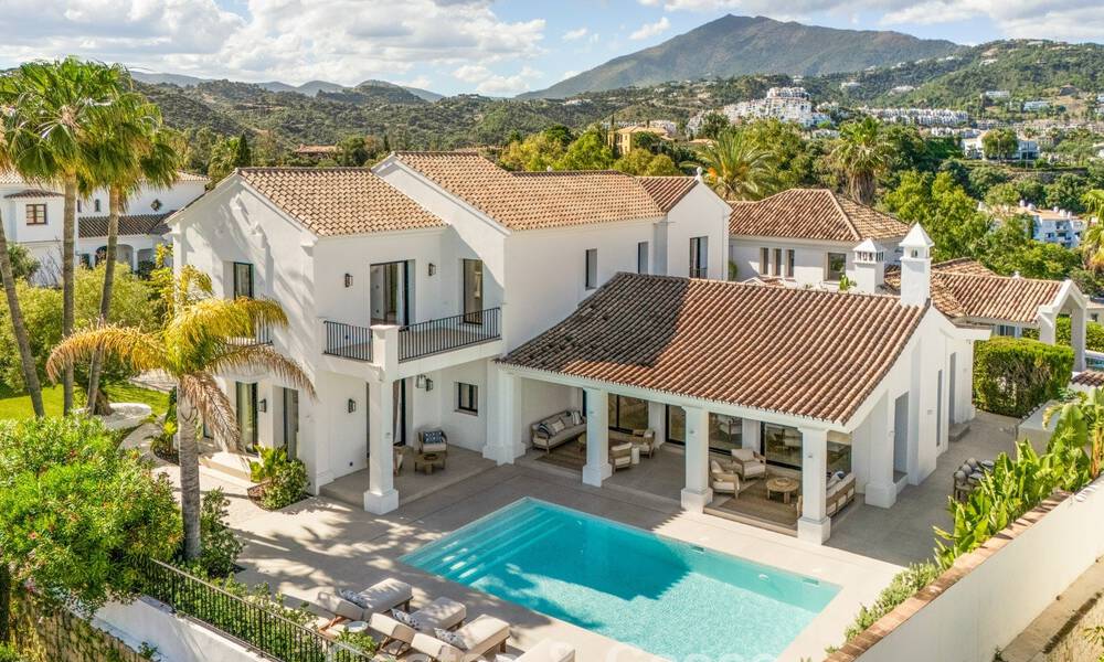 Villa de luxe espagnole contemporaine avec vue panoramique sur la mer à vendre à Marbella - Benahavís 803401