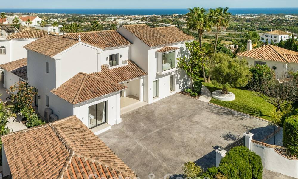 Villa de luxe espagnole contemporaine avec vue panoramique sur la mer à vendre à Marbella - Benahavís 803402