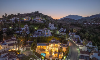 Élégante villa de luxe à l’architecture méditerranéenne à vendre dans la Vallée du Golf de Nueva Andalucía, Marbella 803413 