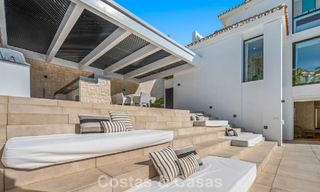 Élégante villa de luxe à l’architecture méditerranéenne à vendre dans la Vallée du Golf de Nueva Andalucía, Marbella 803422 