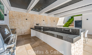 Élégante villa de luxe à l’architecture méditerranéenne à vendre dans la Vallée du Golf de Nueva Andalucía, Marbella 803425 