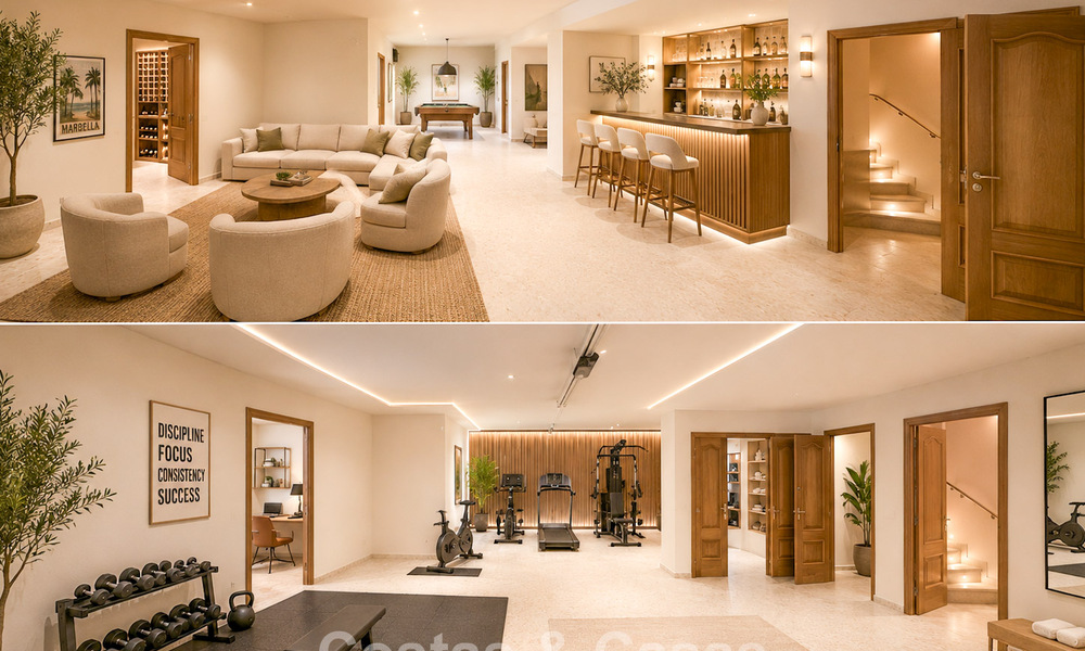 Spacieuse villa avec vue sur la mer et un fantastique potentiel de rénovation à vendre à La Quinta, Marbella - Benahavís 803503