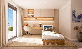 Appartements contemporains de luxe neufs à vendre en bordure du golf à Estepona 803609 